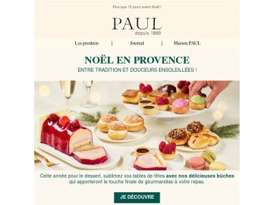 C’est le moment de penser à votre bûche de Noël ! 🎅