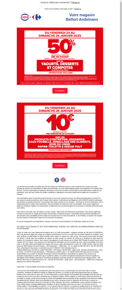 Des promos exclusives sur vos yaourts préférés et produits d'entretien !