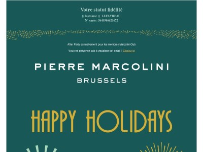 Marcolini Club : cadeaux de l'After Party ✨