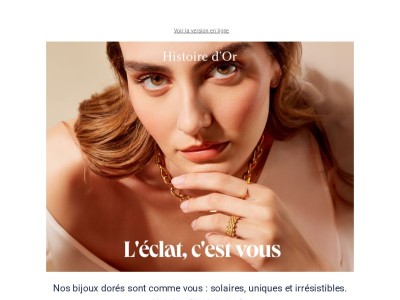 Cet été, rayonnez avec nos bijoux dorés