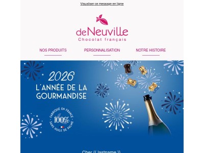 Fêtez la nouvelle année avec gourmandise !