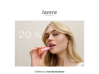 💋 Journée du baiser -20 % dès 3 produits