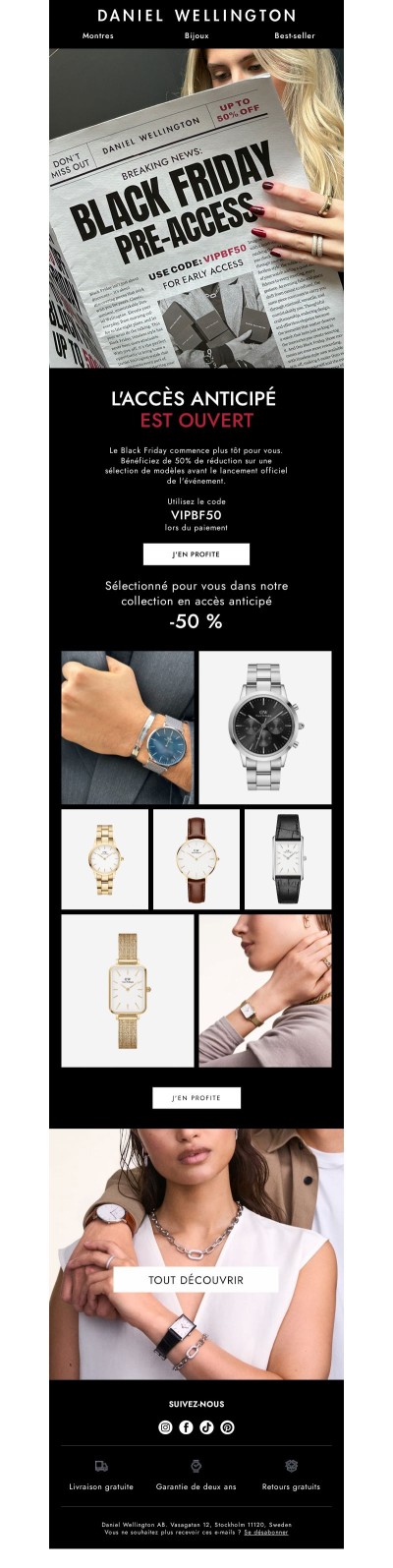 Accédez au Black Friday dès aujourd'hui !