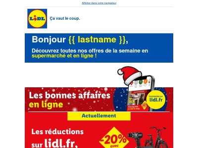 Avez-vous vu nos promotions de la semaine ? 🤯