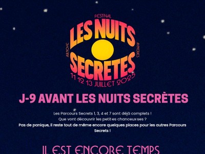 Quatre Parcours Secrets sont déjà complets