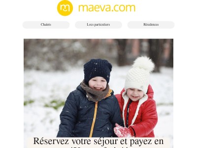 Votre séjour en 4X sans frais* !