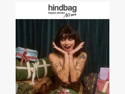 Hindbag vous souhaite de merveilleuses fêtes ✨