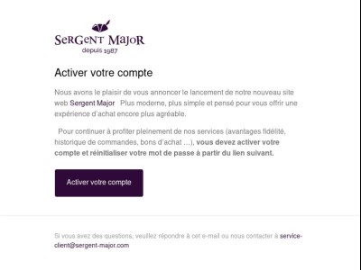 Découvrez notre nouveau site et activez votre compte✨