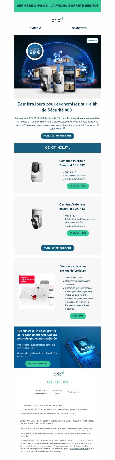 Kit de Sécurité 360° à partir de 99 €