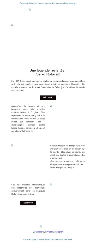 Seiko Rotocall : une légende revisitée