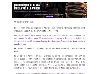 2 associations sur 3 sont inquiètes pour leur avenir