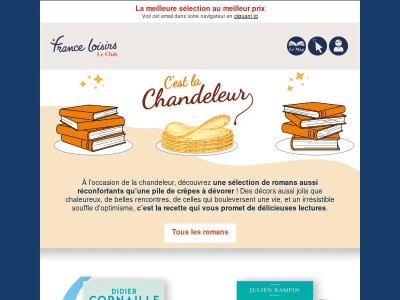 Des romans à dévorer pour la Chandeleur 🥞
