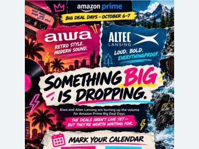 Something BIG Is Dropping From Altec Lansing and Aiwa | Prime Big Deal Days
