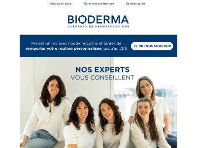 🎁 Un rendez-vous SkinCoach = une chance de gagner votre routine personnalisée