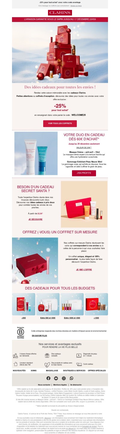 🎉 Secret Santa en vue ? On a le coffret parfait à moins de 50€