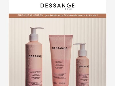 Plus que 48h pour bénéficier de 30% de réduction sur tout le site !