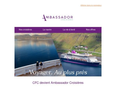 CFC devient Ambassador Croisières