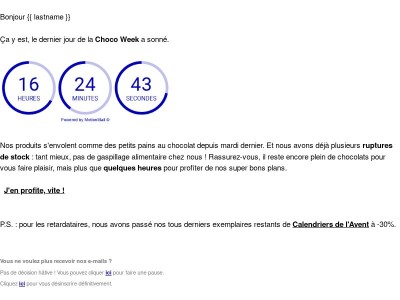 Demain, il sera trop tard.