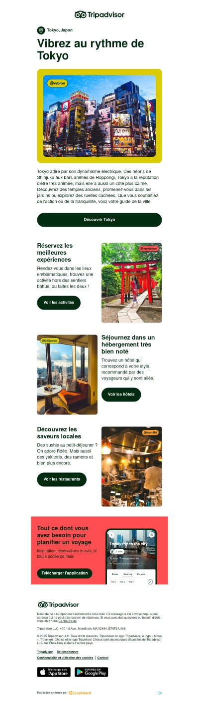 Votre prochain voyage : Tokyo