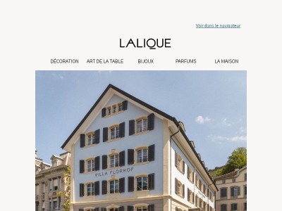Villa Florhof : la nouvelle adresse Lalique à Zurich