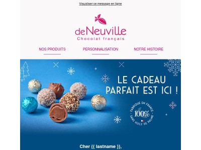 Dernière semaine pour offrir vos chocolats de Noël !