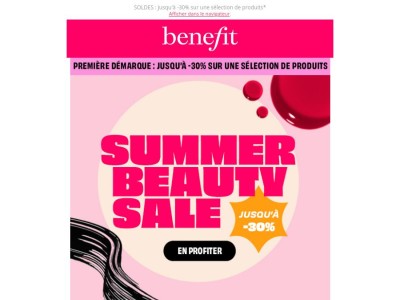 Soldes, jusqu'à -30% 😍