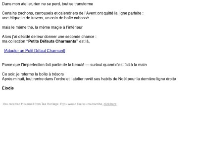 Dernier jour pour mon Black Tea Friday ☕️