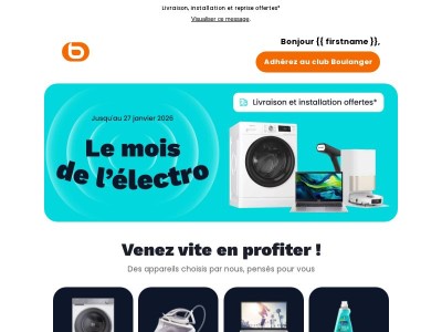 Le mois de l’Électro : des offres branchées ⚡
