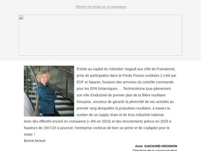 Newsletter TechnicAtome - mai 2025