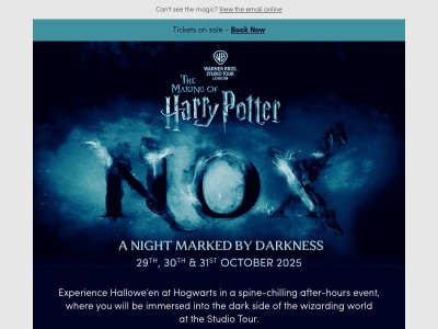 🕯️ Tickets now on sale for NOX...