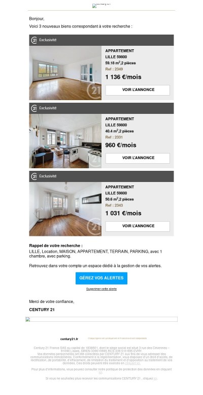  3 biens correspondant à votre recherche  