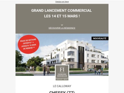 LANCEMENT ÉVÉNEMENT À CHESSY (77) LES 14 & 15 MARS 2026