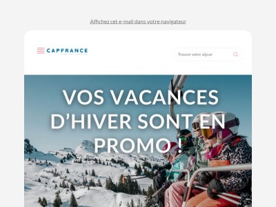 Vos vacances d'hiver à -20%, c'est maintenant 🌞