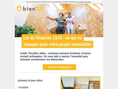 🏠 Loi de finances 2026 : ce qui change