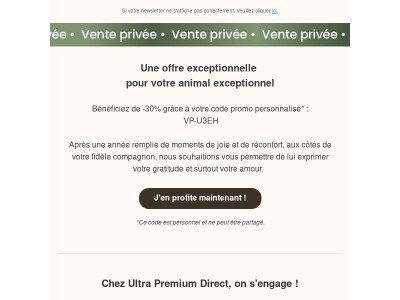 Dernier jour | -30% sur nos croquettes 🐾