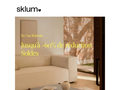 Jusqu'à -60 % 🛍️ Nouveaux articles en Solde