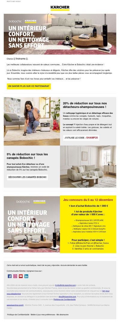 Kärcher x Bobochic s'associe pour un intérieur design et durable !