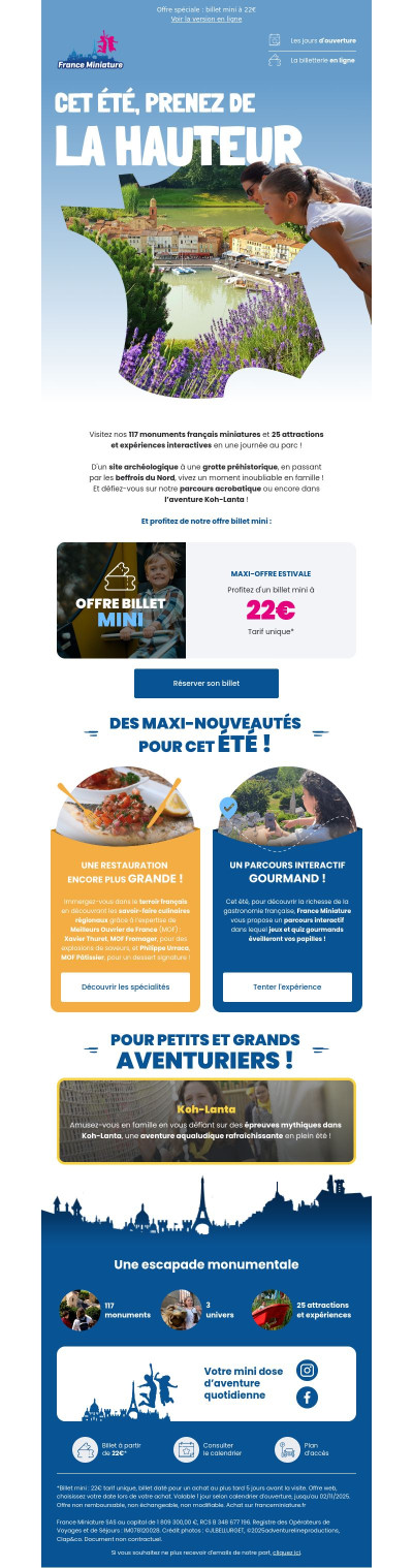 La grande destination de l’été !