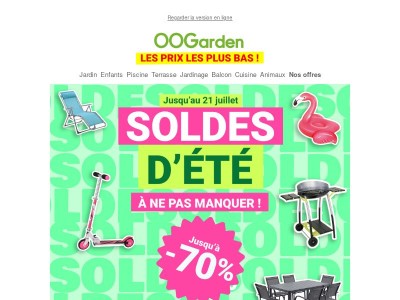 ☀️ Soldes d’été : jusqu’à -70% pour en profiter