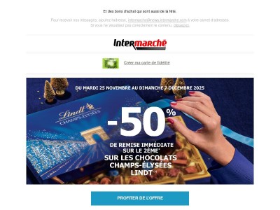 Une promo chocolat qui ne se refuse pas ! 🍫