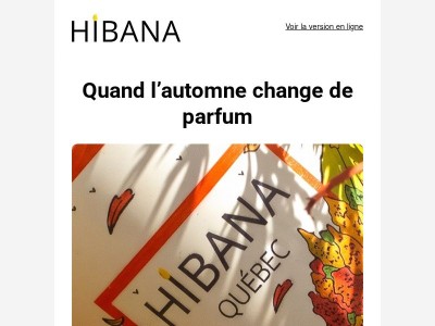 L’automne ne se parfume plus comme avant