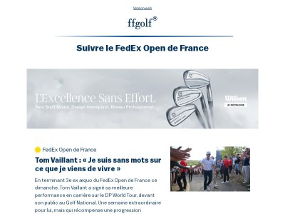 Votre rendez-vous ffgolf (03/10/26)