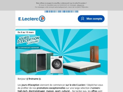 C'est parti pour les Jours d'Exception ! 🚀