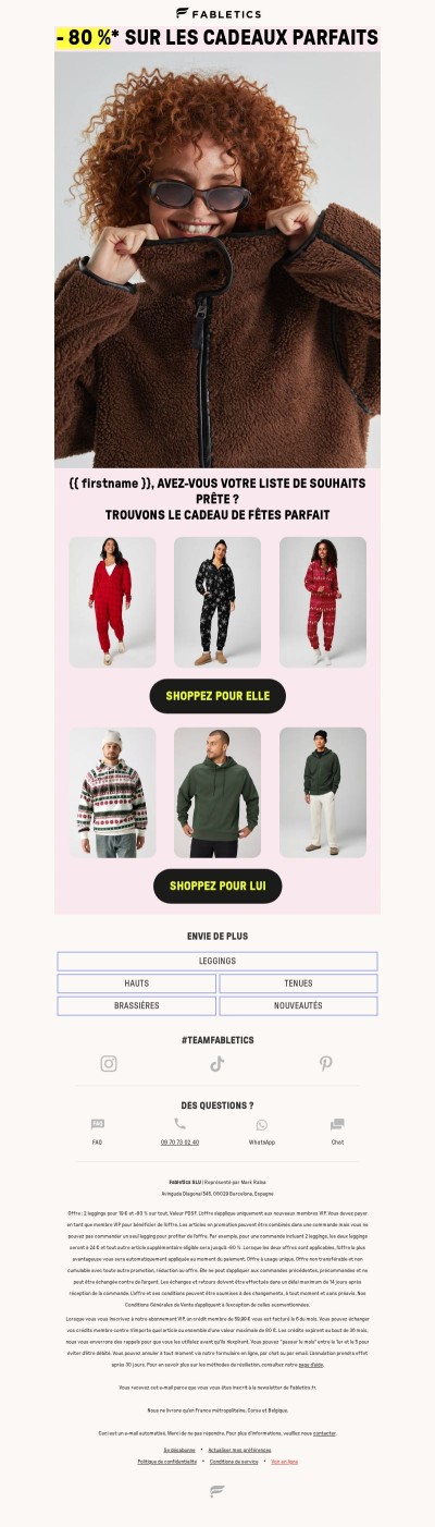  {{ firstname }}, votre cadeau vous attend 🛍️ 