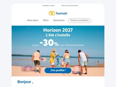 🌞 Réservez tôt, économisez plus !
