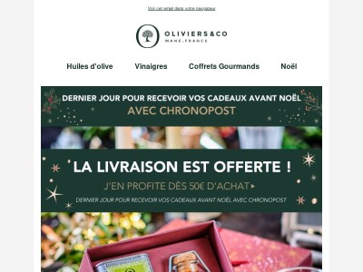 Dernières 24h pour la livraison OFFERTE ! 🚨