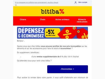 🔥 Économisez jusqu'à 5 % de réduction sur votre prochaine commande !