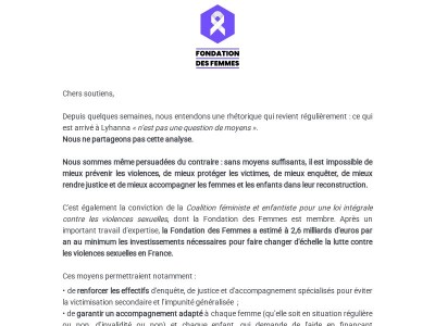 Affaire Lyhanna : “pas une question de moyens” ?
