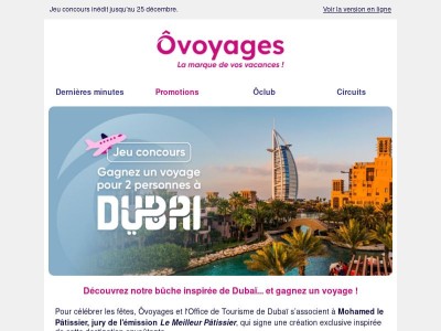 Gagnez votre séjour 5* à Dubaï ! 🌟