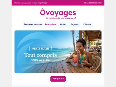 ⏳ Fin de la Vente Flash Tout compris dans 2 jours !